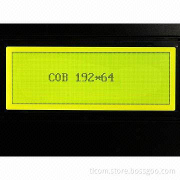 COB/STN Y/G Graphic LCD Module, with 192 x 64 Dots
